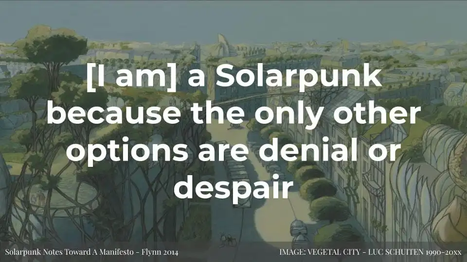 SOLARPUNK: Life in the future