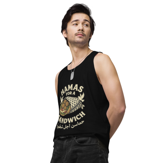 Falafel Over Fear – Men’s Premium Tank Top - Image 5