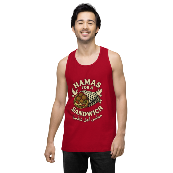 Falafel Over Fear – Men’s Premium Tank Top - Image 8