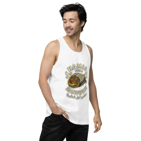Falafel Over Fear – Men’s Premium Tank Top - Image 13