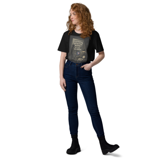 Existential Detective Agency – Organic Cotton Unisex T-Shirt - Image 9