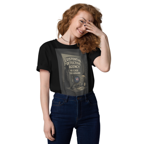 Existential Detective Agency – Organic Cotton Unisex T-Shirt - Image 8