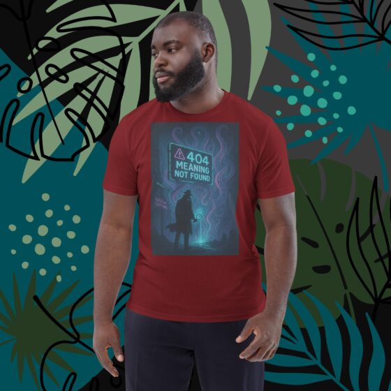 404 Meaning Not Found – Organic Cotton Unisex T-Shirt - Image 7