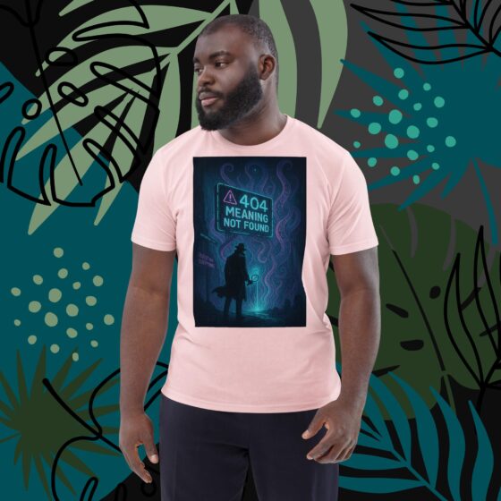 404 Meaning Not Found – Organic Cotton Unisex T-Shirt - Image 10