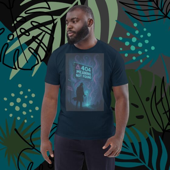 404 Meaning Not Found – Organic Cotton Unisex T-Shirt - Image 2