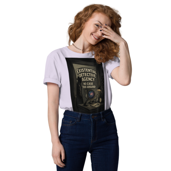 Existential Detective Agency – Organic Cotton Unisex T-Shirt - Image 15