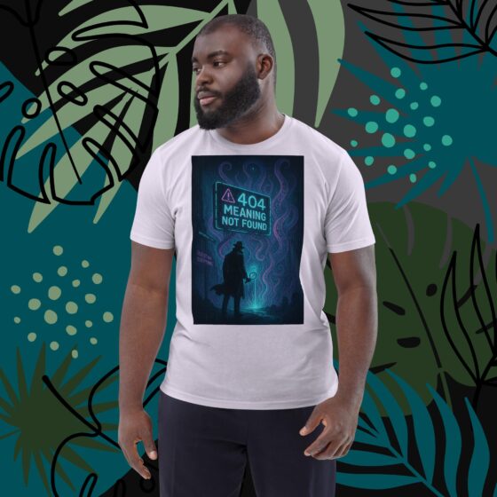 404 Meaning Not Found – Organic Cotton Unisex T-Shirt - Image 9