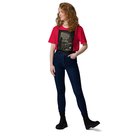 Existential Detective Agency – Organic Cotton Unisex T-Shirt - Image 12