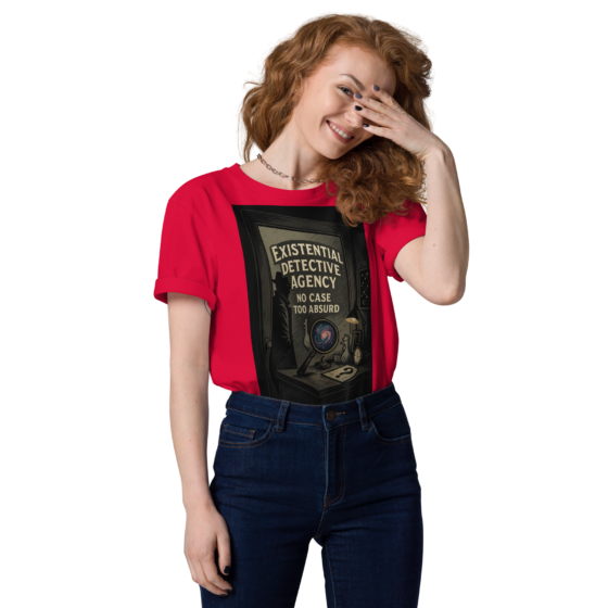 Existential Detective Agency – Organic Cotton Unisex T-Shirt - Image 11