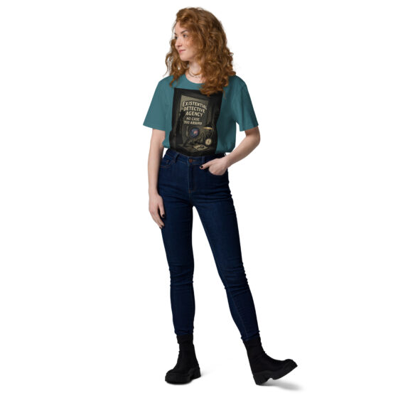 Existential Detective Agency – Organic Cotton Unisex T-Shirt - Image 4