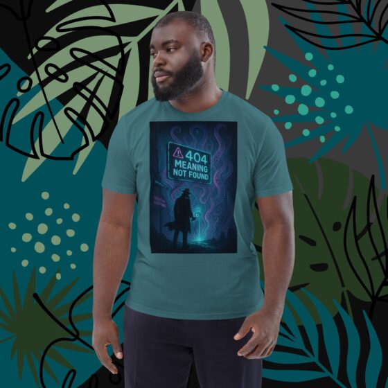 404 Meaning Not Found – Organic Cotton Unisex T-Shirt - Image 6
