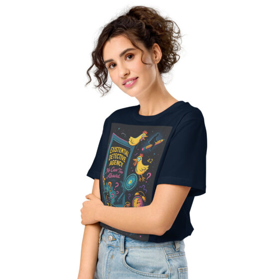 Existential Detective Agency – Embrace the Absurd – Organic Cotton Unisex T-Shirt - Image 2
