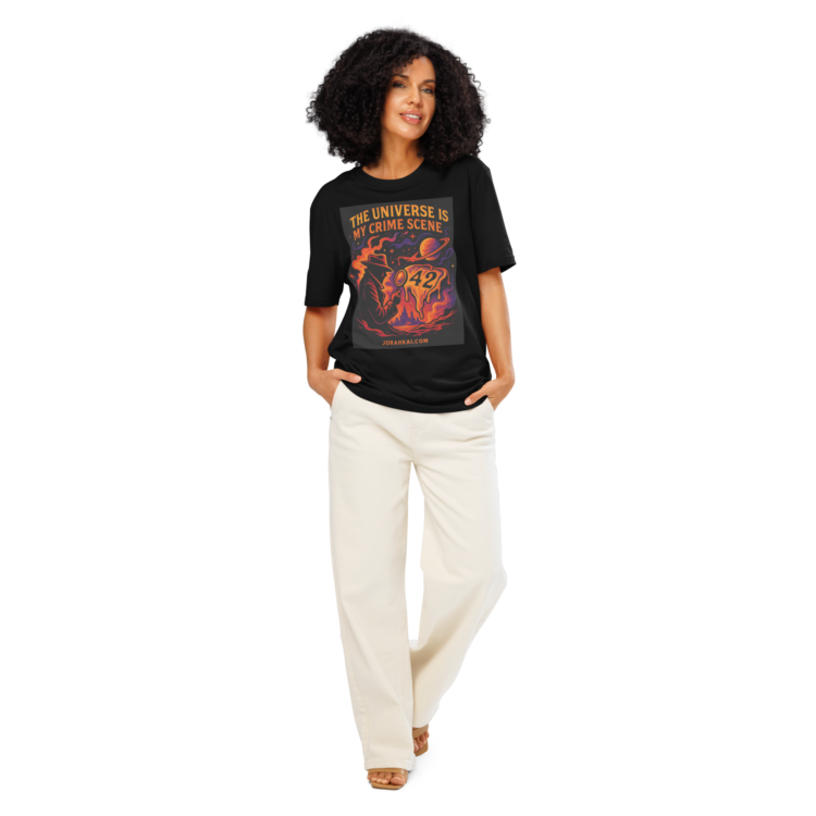 The Universe is My Crime Scene – Organic Cotton Unisex T-Shirt